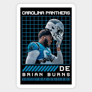 BRIAN BURNS - DE - CAROLINA PANTHERS Magnet